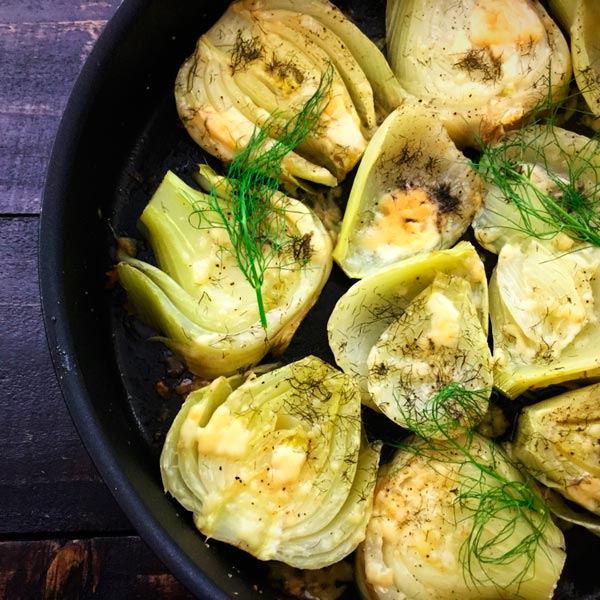 Geschmorter Fenchel - Die Greisslerin